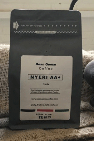 Single origin coffee beans kenya