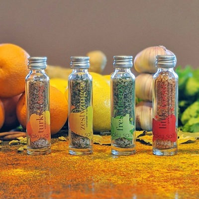 Flavoured flaky salts set - smiqql