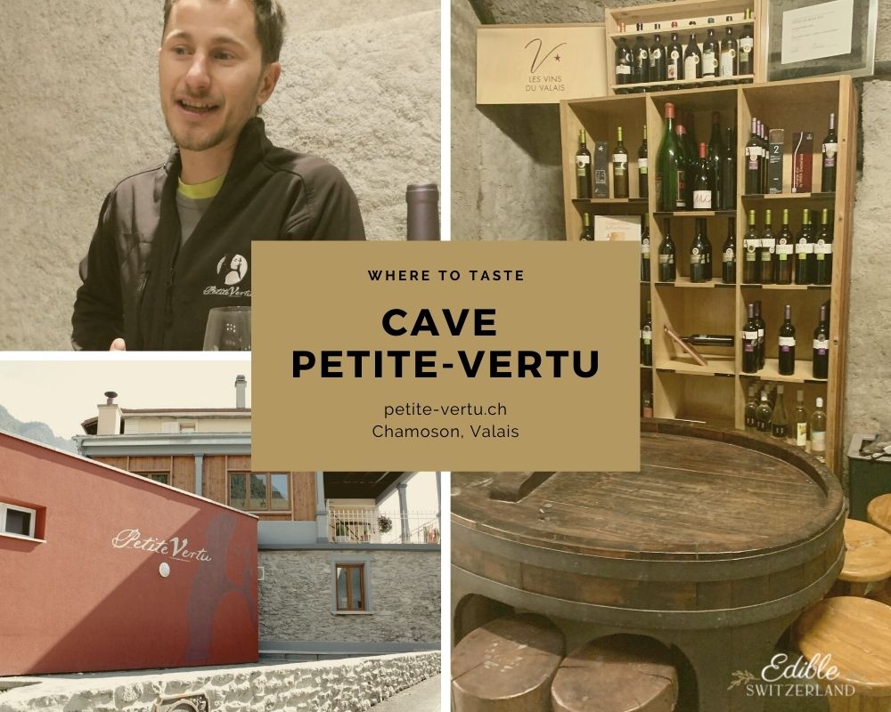 where to taste wine in Chamoson: Cave Petite Vertu