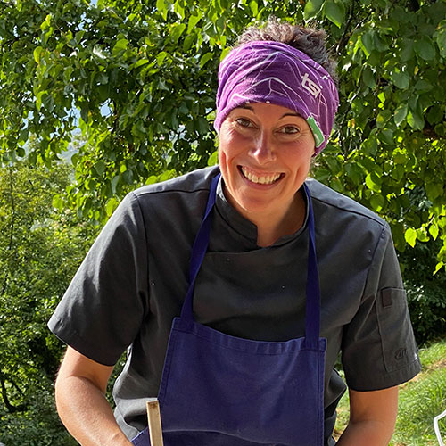 Tamsin Andrews, chef, dinner in the vineyards 2021