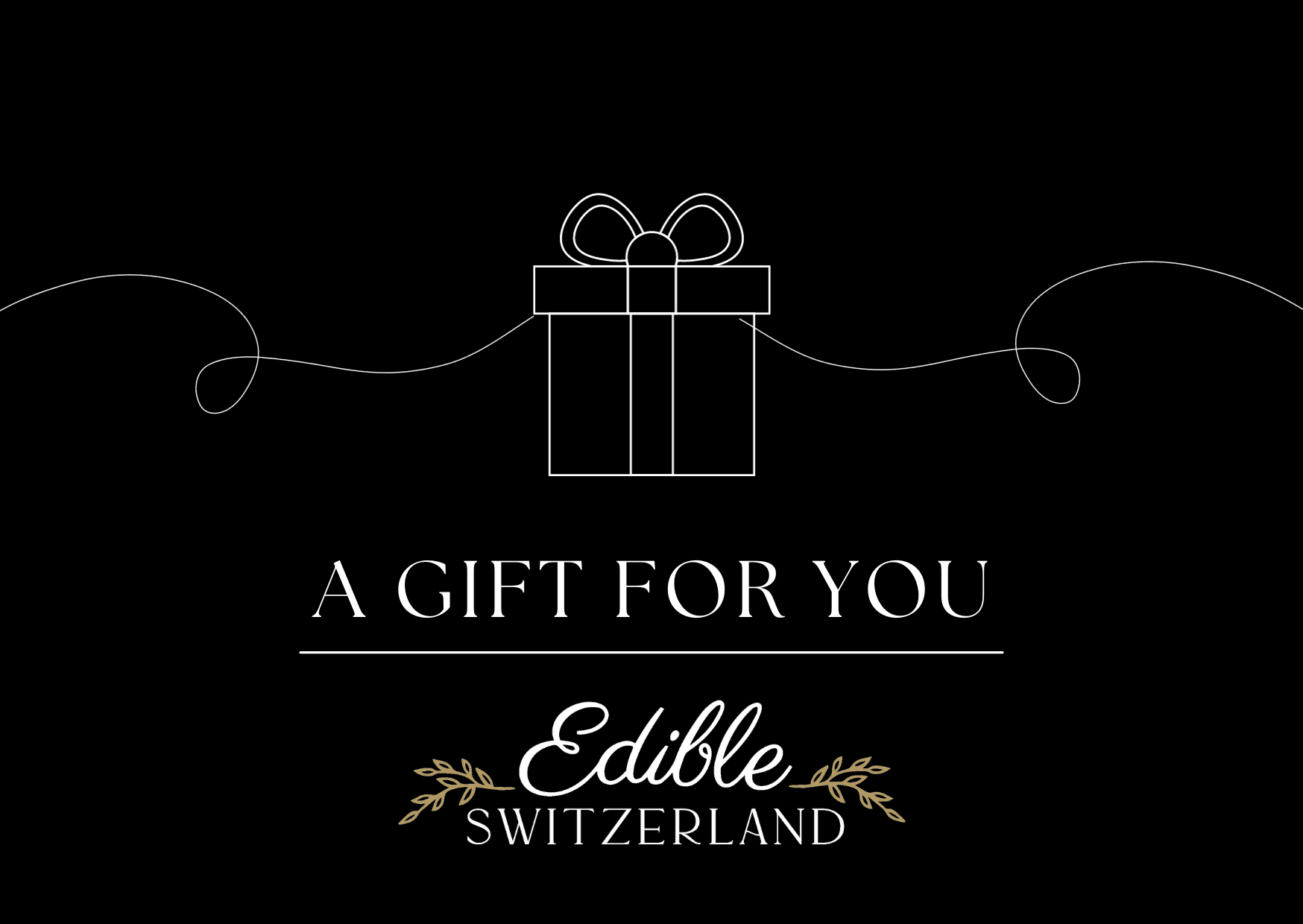 Experience gift certificate edible switzerland