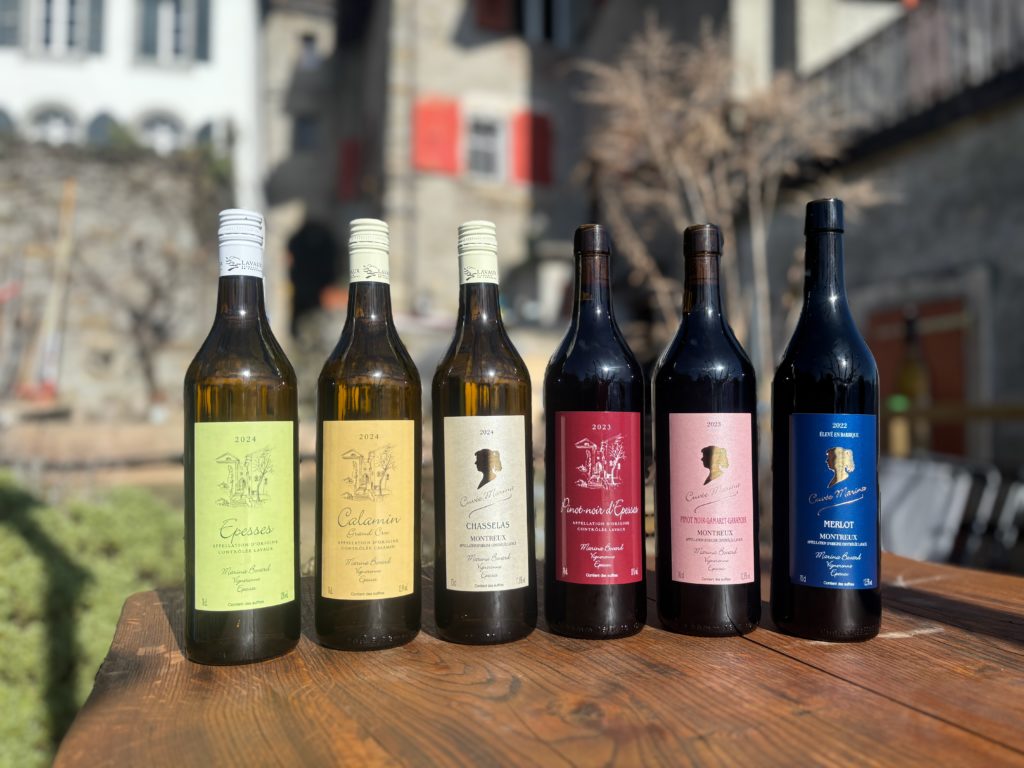 Six wines of Marina Bovard, Epesses, Lavaux